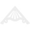 Ekena Millwork Pitch Marshall Architectural Grade PVC Gable Pediment, 60"W x 35"H x 1"P (14/12) GPP060X035X100MAR - alternate 4